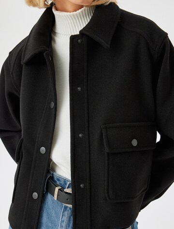 Koton Between-seasons coat in Black