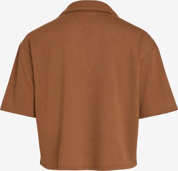 VILA Shirt 'Tracy' in Brown