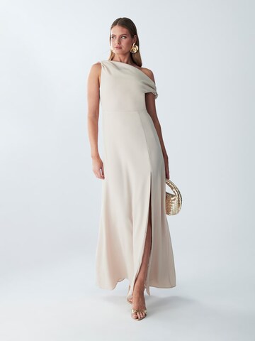 BWLDR Evening dress 'Delilah' in Beige: front