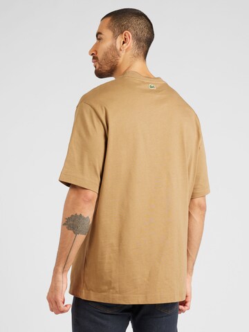 T-Shirt LACOSTE en marron