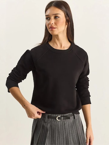 Bianco Lucci - Sweatshirt em preto: frente
