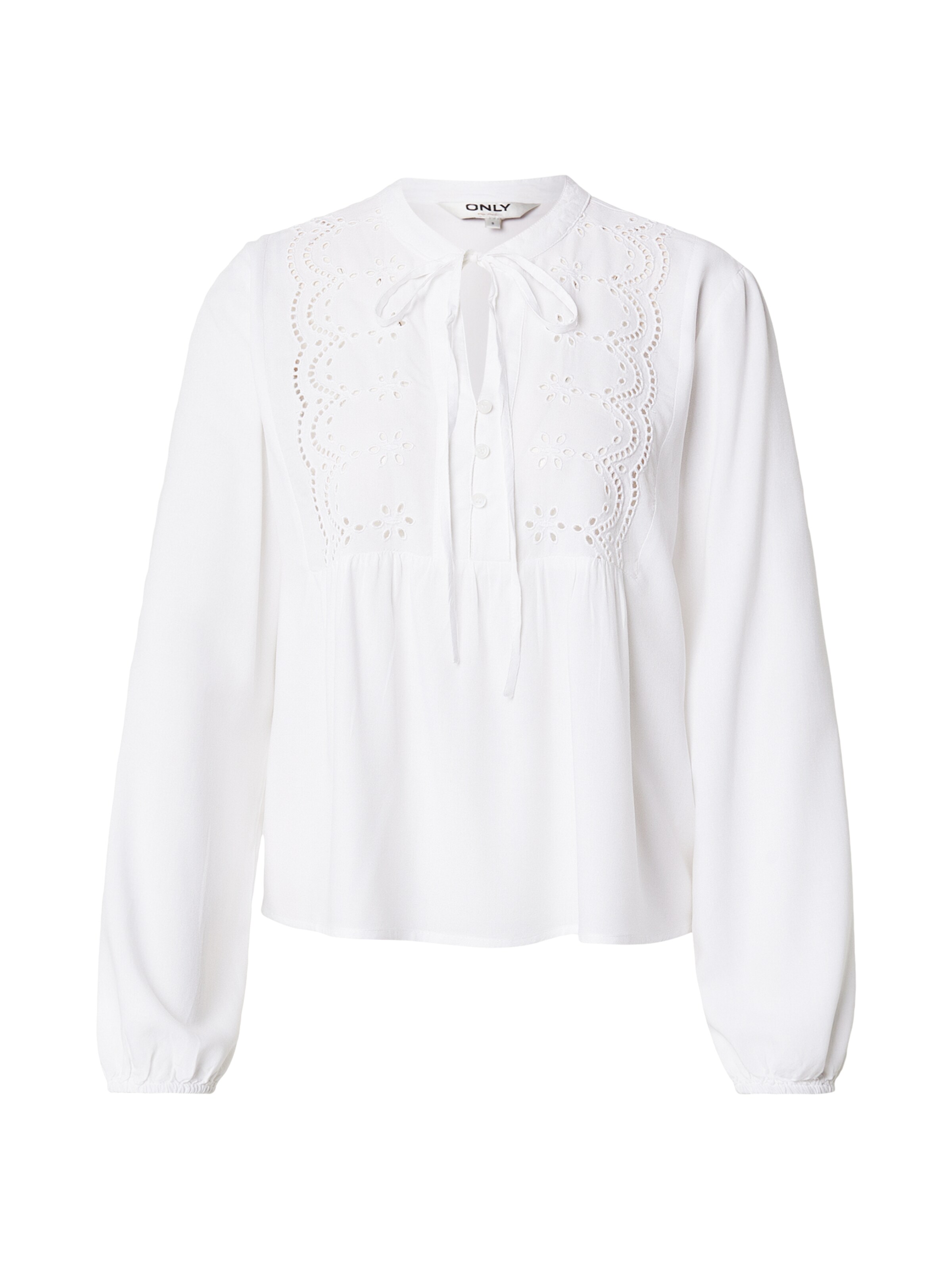 ONLY Bluza 'ONLLennyo' | bela barva: sprednja stran