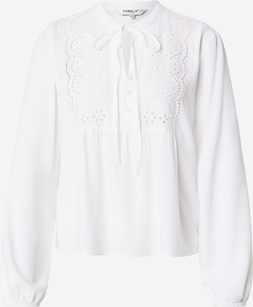 ONLY Bluza 'ONLLennyo' | bela barva: sprednja stran