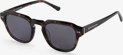 Kapten & Son Okulary przeciwsłoneczne 'Boston' w kolorze brązowy / czarnym, Podgląd produktu
