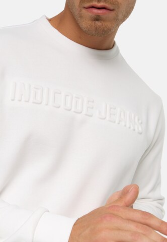 INDICODE JEANS Sweatshirt ' Avant ' in White