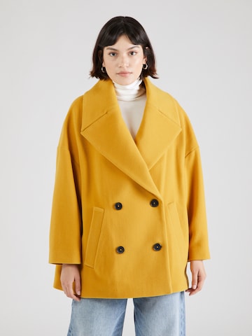 DRYKORN Between-Seasons Coat 'RUNCOM' in Yellow: front