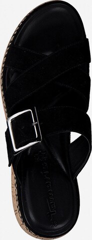 TAMARIS Mules in Black