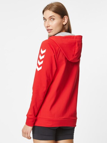 Hummel Sportsweatjacke in Rot