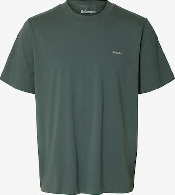 SELECTED Bluser & t-shirts 'SLHAUBREY' i grøn: forside