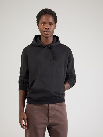 Sweat-shirt 'JORBLEECKER' JACK & JONES en noir : devant