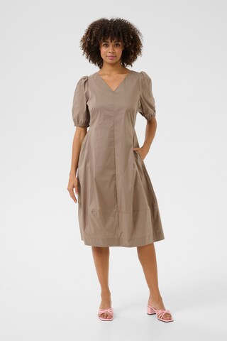 CULTURE Kjole 'Antoinett' i beige