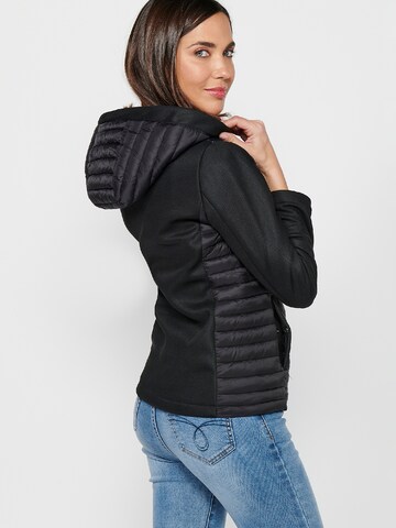 KOROSHI Übergangsjacke in Schwarz