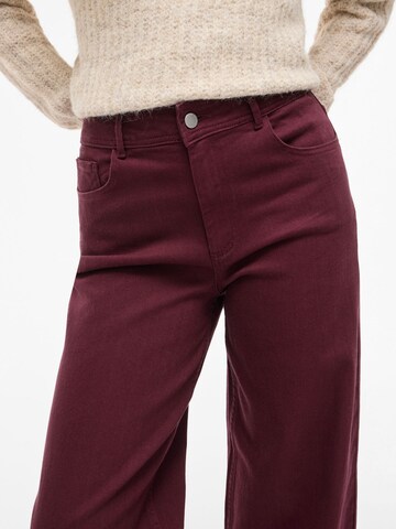 VILA Loose fit Jeans 'VIChia' in Red