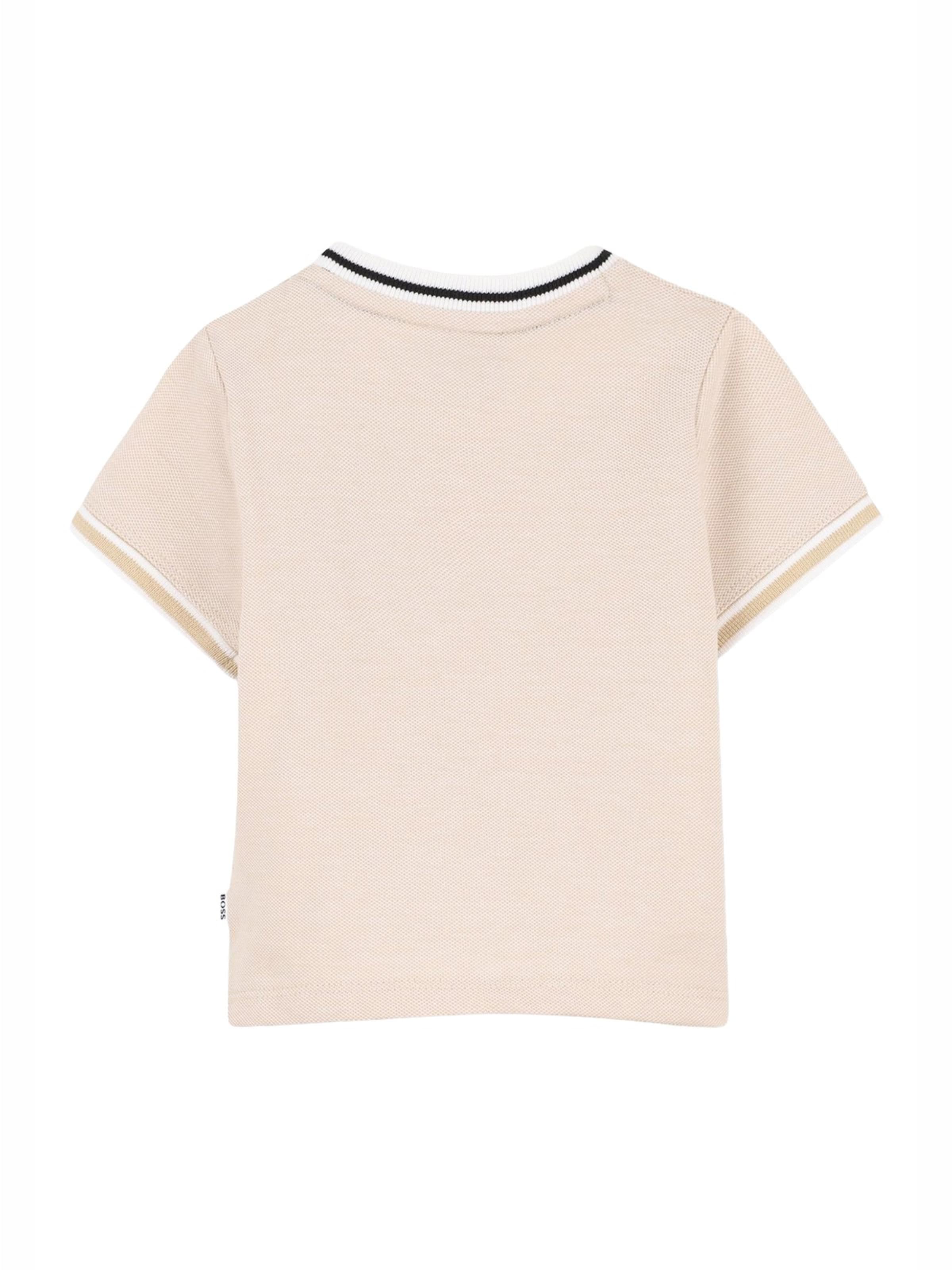 T-Shirt 'T-shirt beige per bambino' BOSS en beige