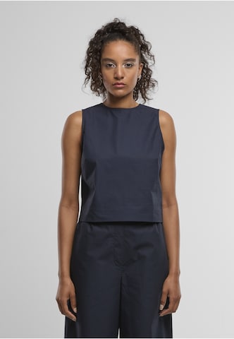 Urban Classics Blouse in Blauw: voorkant