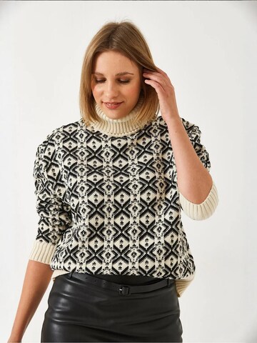 Bianco Lucci Pullover in Mischfarben: Vorderseite