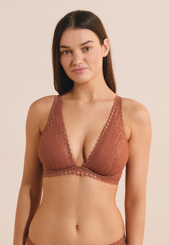Triangolo Reggiseno 'Panama' di ETAM in bronzo: frontale