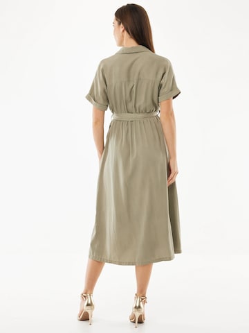 MEXX Платье-рубашка в Зеленый