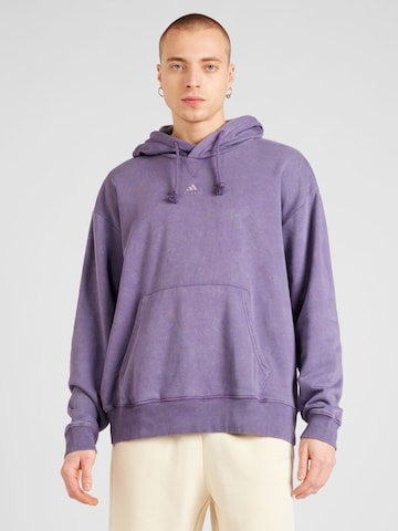ADIDAS SPORTSWEAR Athletic Sweatshirt 'All Szn' in Purple: front
