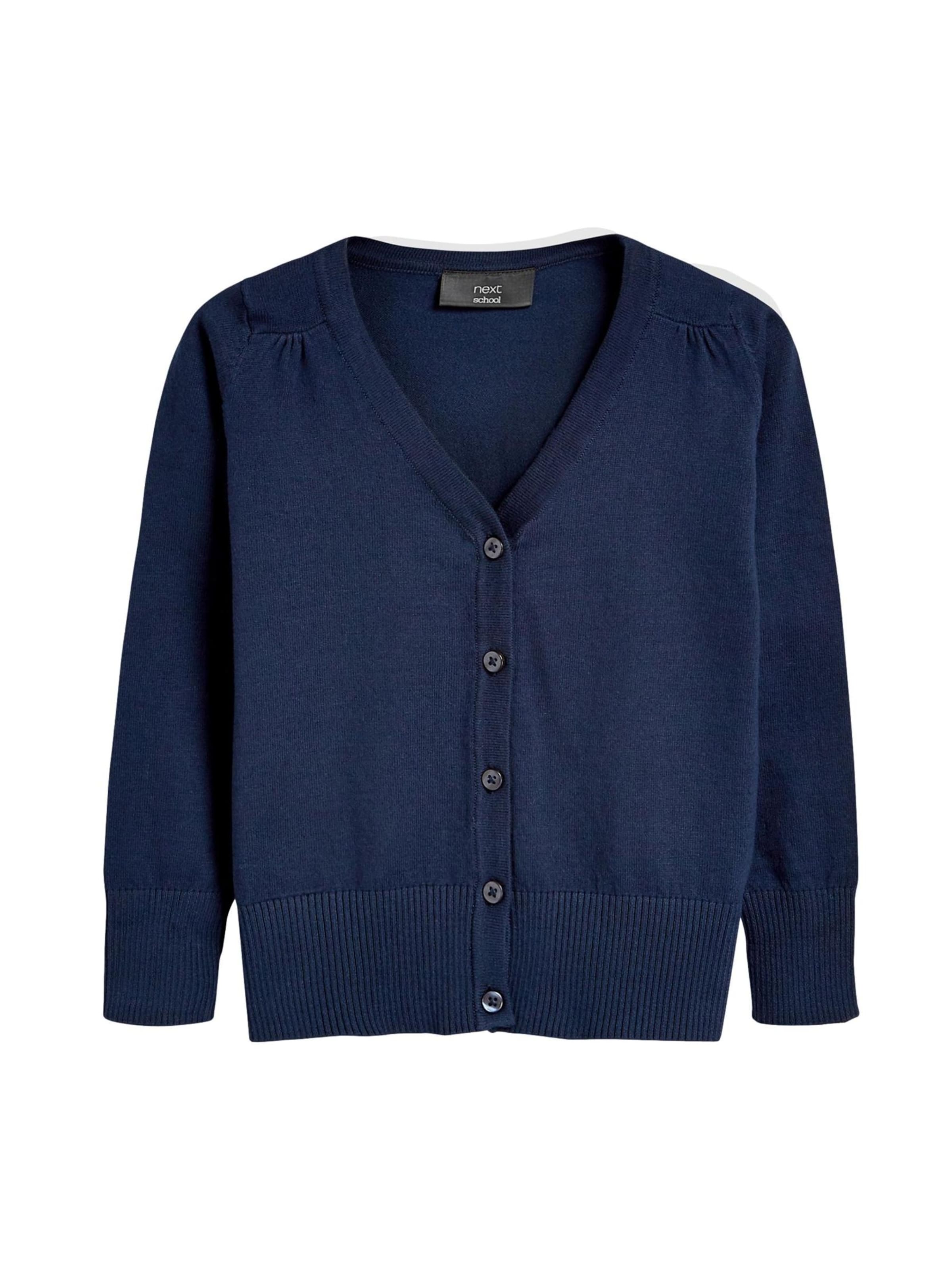 Geacă tricotată de la Next pe albastru: față