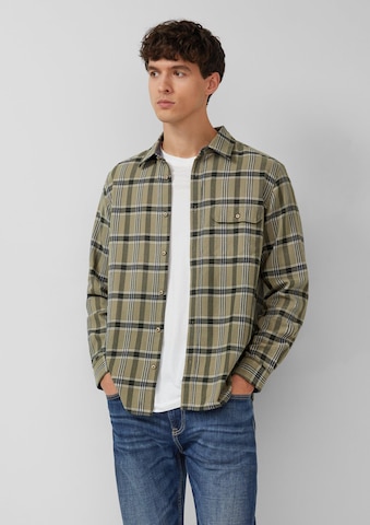Coupe regular Chemise s.Oliver en vert : devant
