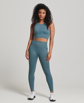 Superdry Bralette Sports Bra in Blue