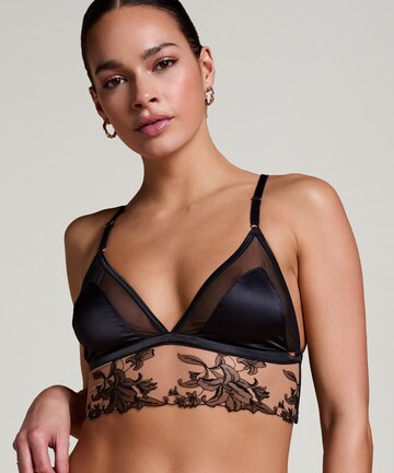 Hunkemöller Triangel BH in Zwart: voorkant