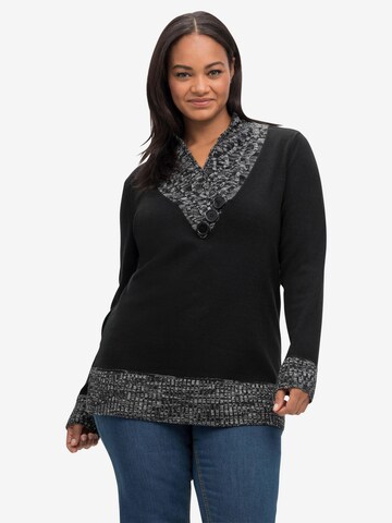 sheego by Joe Browns Sweater in Black: front