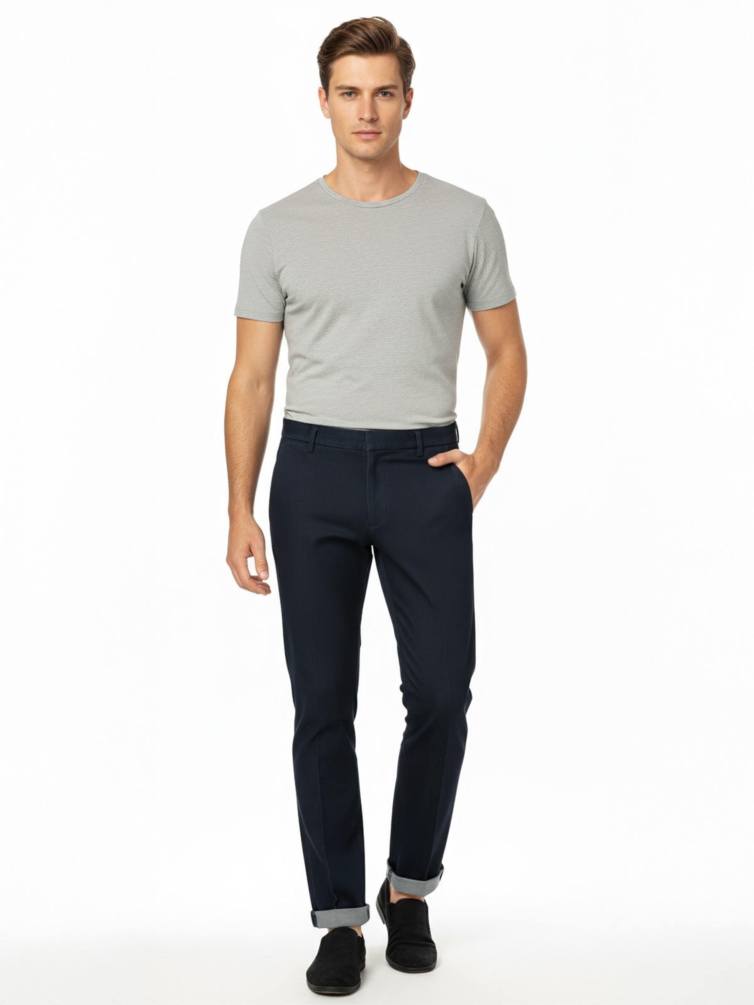 regular Pantaloni di Dondup in blu: frontale