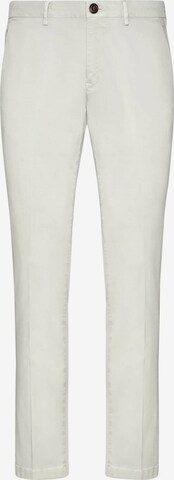 Boggi Milano Regular Pantalon in Wit: voorkant