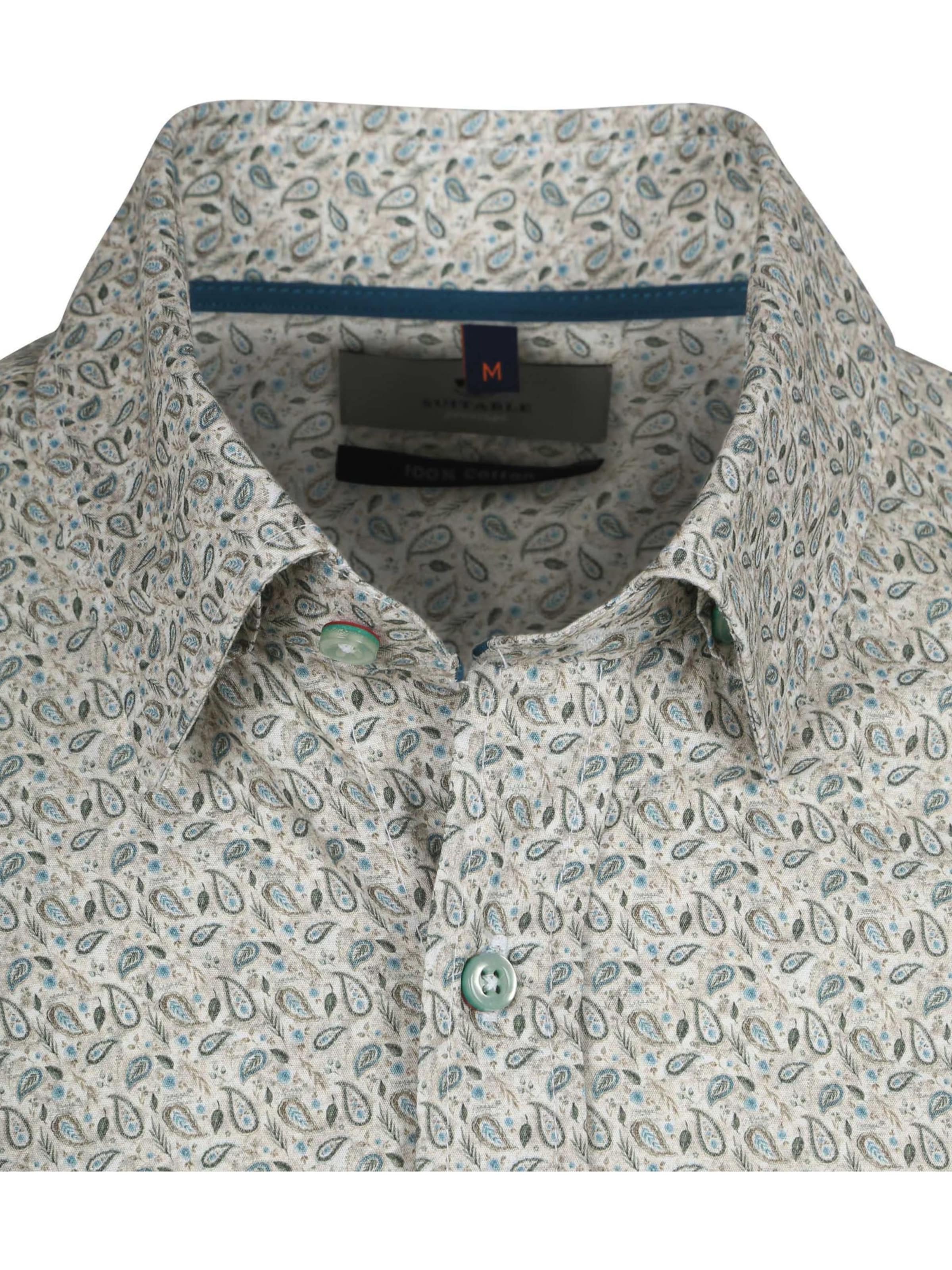 Coupe slim Chemise Suitable en vert