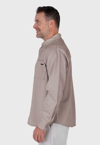 Coupe regular Chemise 'Amadeus Hemdzart' Kleinigkeit en gris