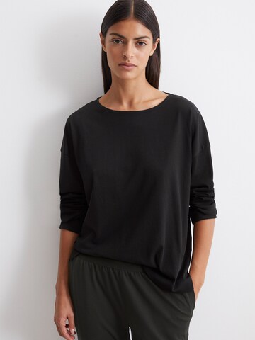 Marc O'Polo - Camiseta para dormir ' Mix & Match Cotton ' en negro: frente