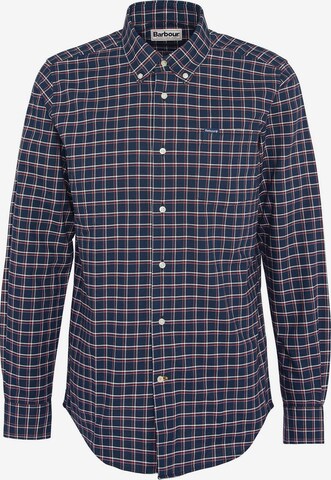 Barbour Regular fit Overhemd 'Harthope' in Blauw: voorkant