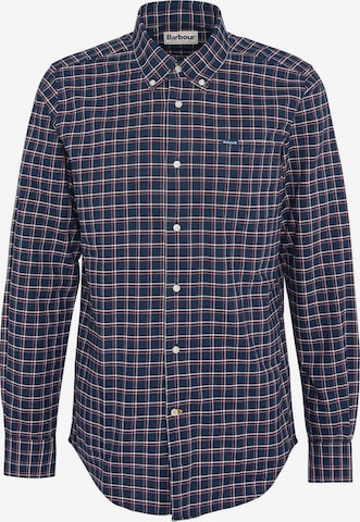 Barbour - Regular Fit Camisa 'Harthope' em azul: frente