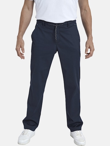 Jan Vanderstorm Loosefit Broek ' Boj ' in Blauw: voorkant