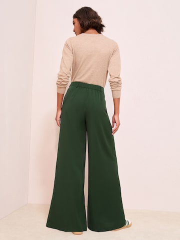 Friends Like These Wide Leg Hose in Grün