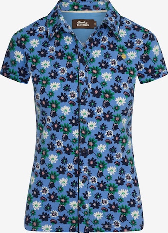 4funkyflavours Shirt 'Nights In Havana' in Blau: predná strana