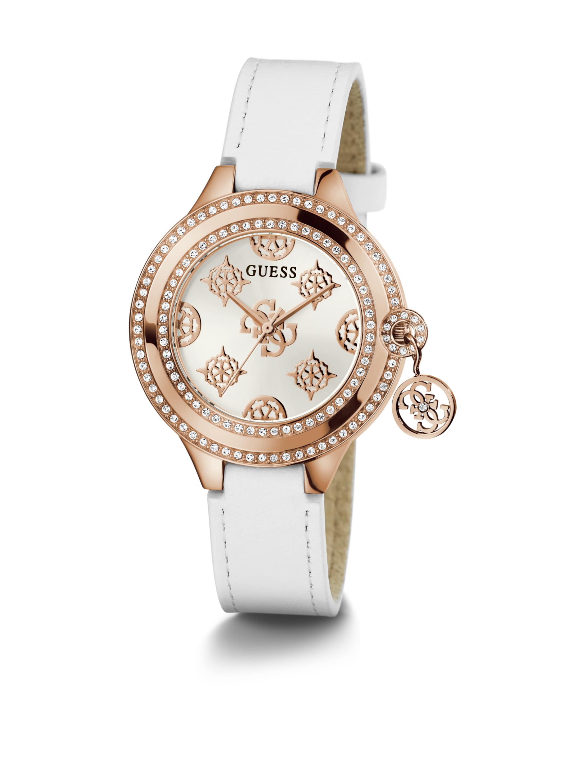 GUESS Analoog horloge 'CHARMED' in Roze