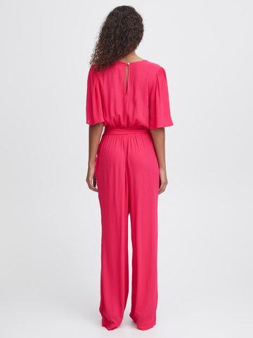 ICHI Jumpsuit 'MARRAKECH' i rosa