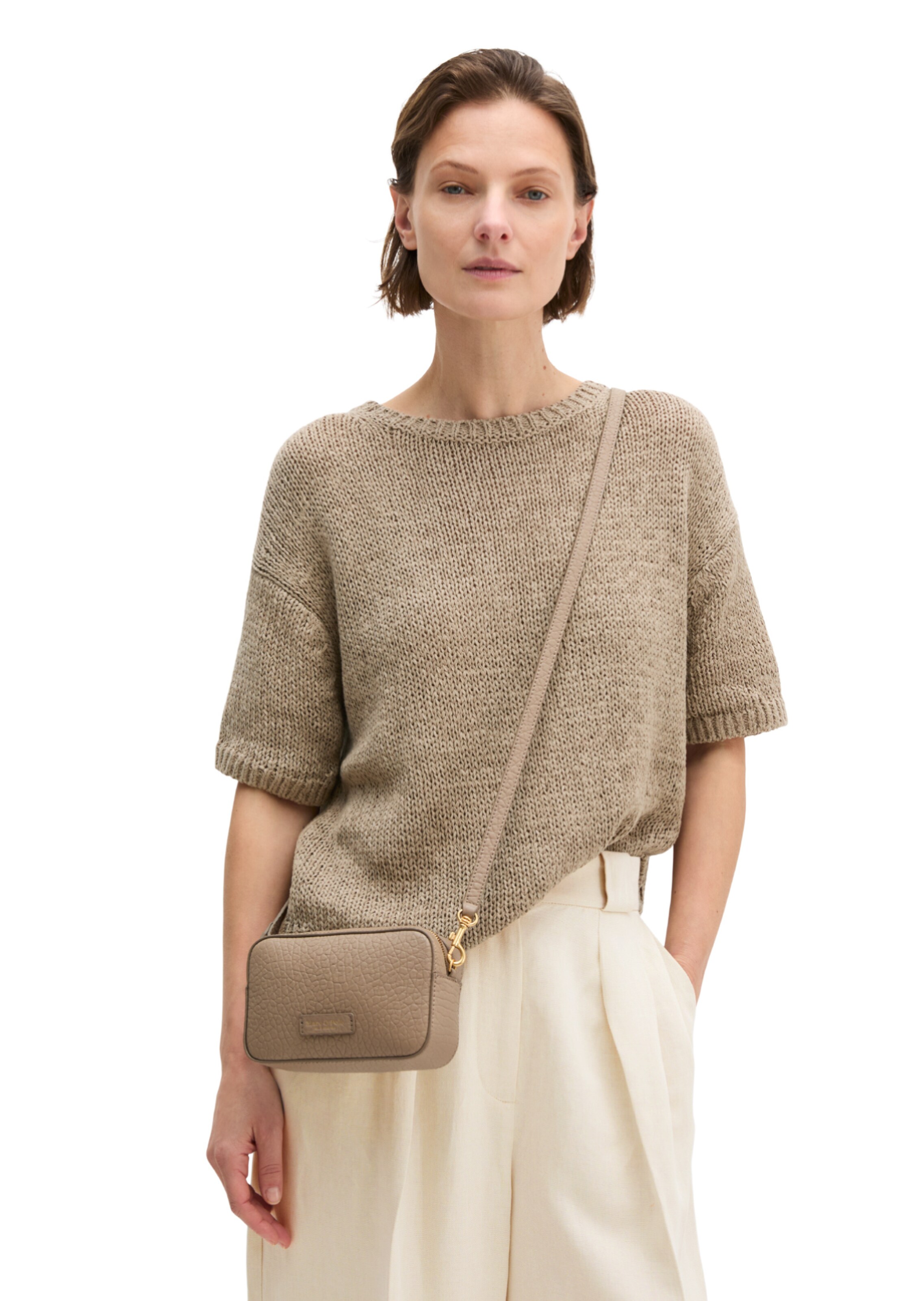 Marc O'Polo Umhängetasche in Beige