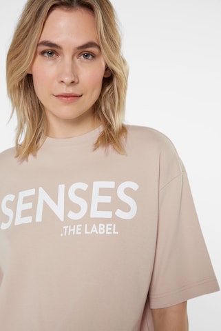 SENSES.THE LABEL T-Shirt in Beige