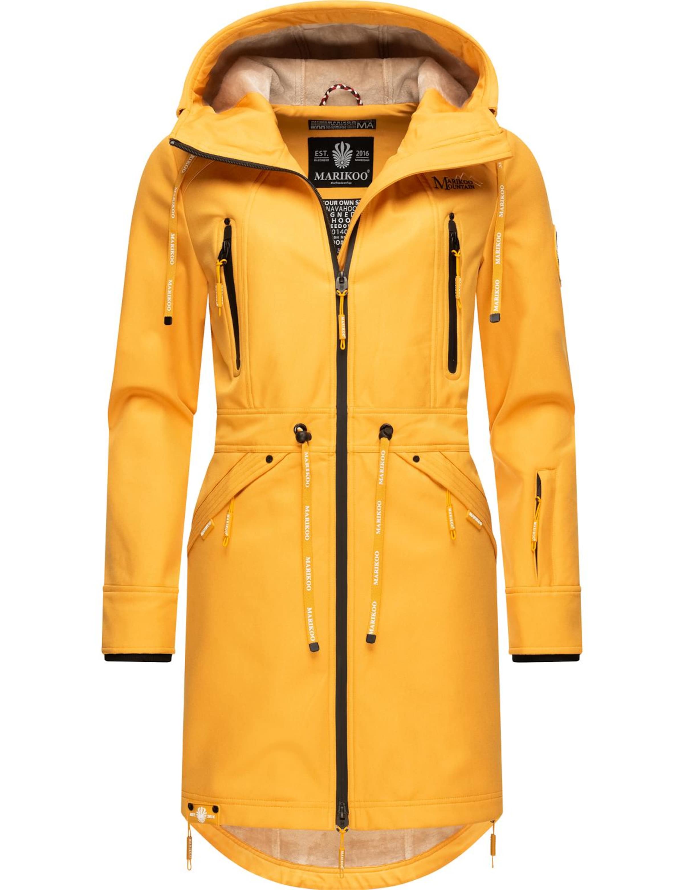 MARIKOO Between-seasons parka in Yellow
