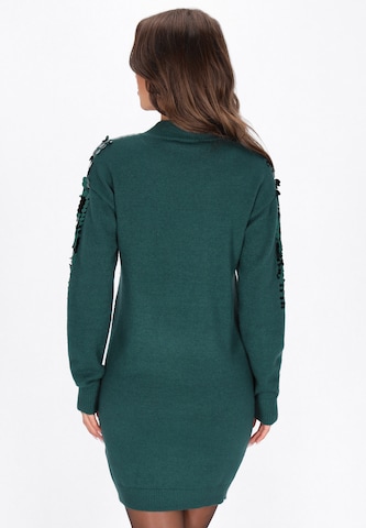 faina Knit dress in Green