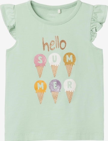 NAME IT Shirt 'HOPES' in Groen: voorkant