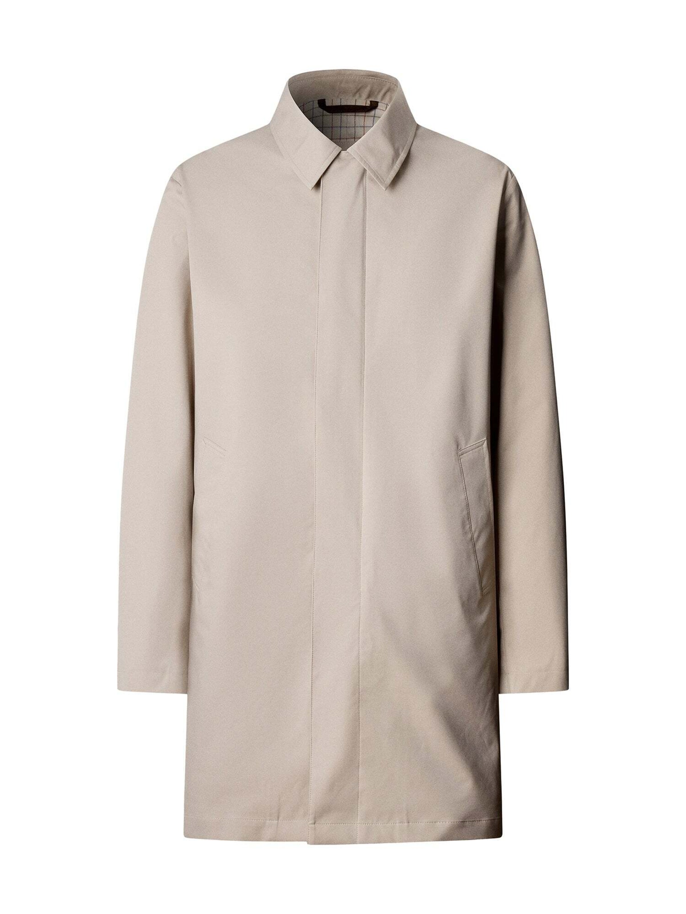 Manteau mi-saison Hackett London en beige : devant