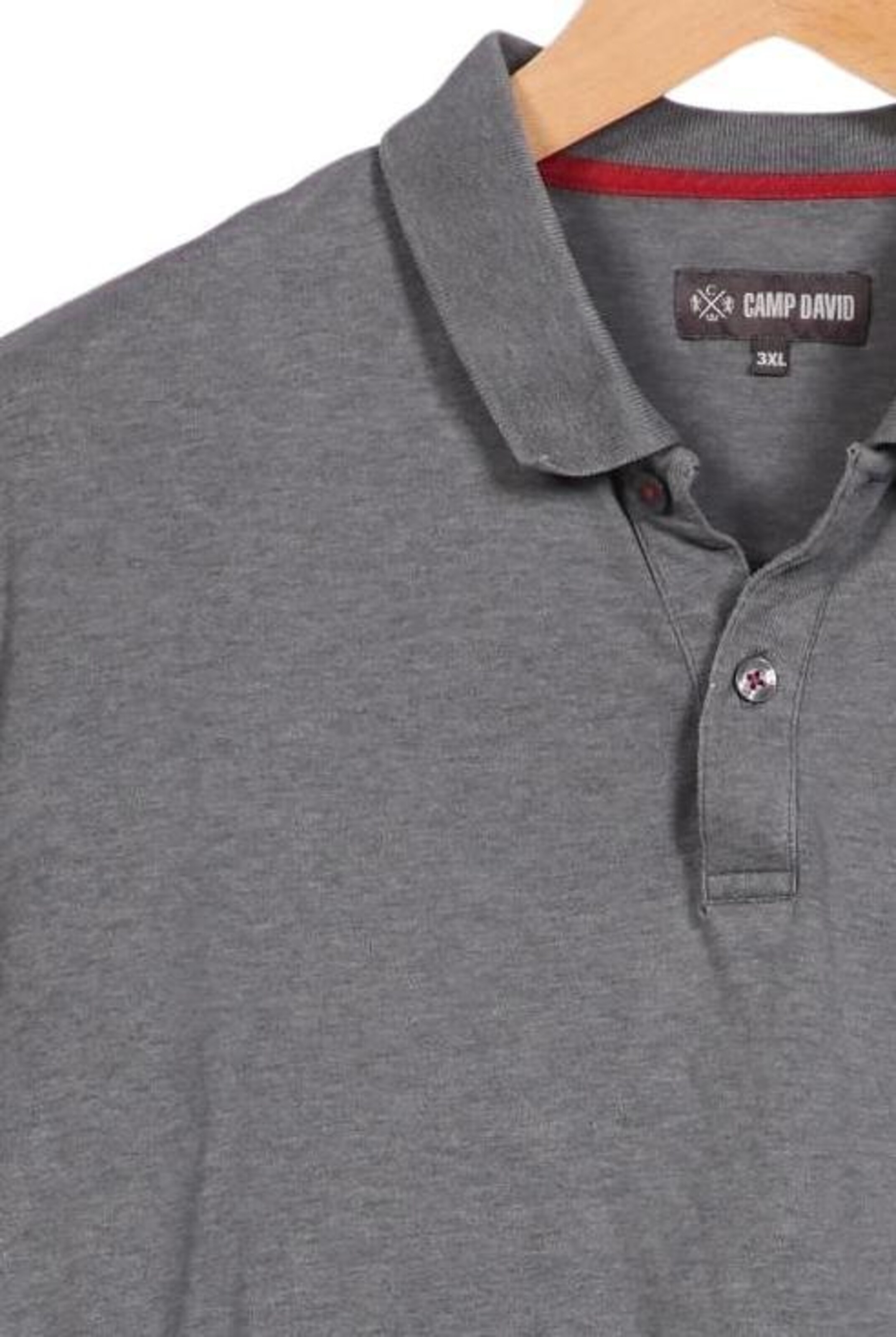 CAMP DAVID Shirt in XXXL in Grey