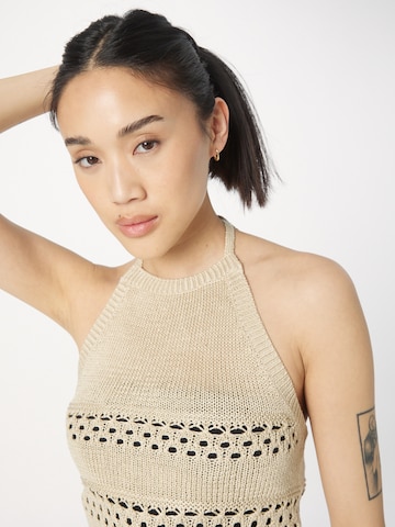 Urban Classics Knitted Top in Beige