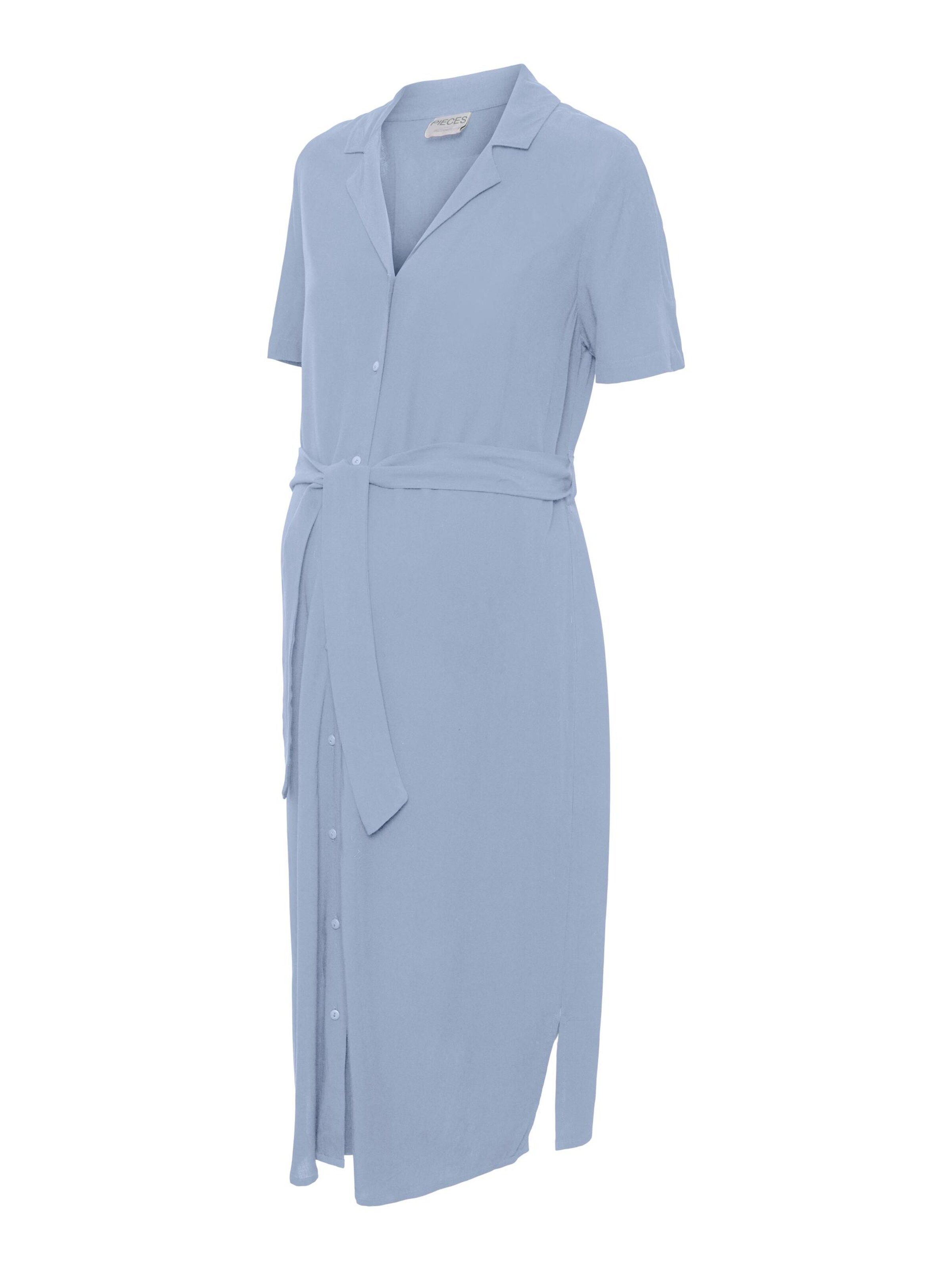 Frauen Kleider Pieces Maternity Kleid 'Olivia' in Hellblau - WL99346 Frauen Kleider Pieces Maternity Kleid 'Olivia' in Hellblau - WL99346