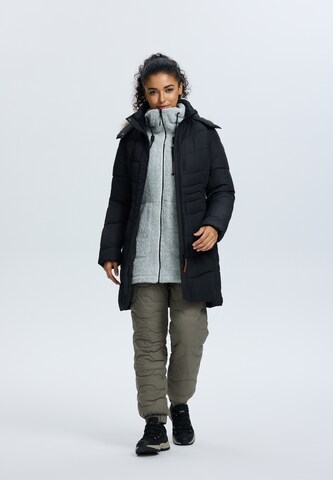 ICEPEAK Winter Coat in Black